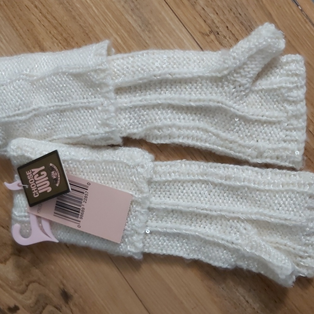 JUICY COUTURE FINGERLESS GLOVES